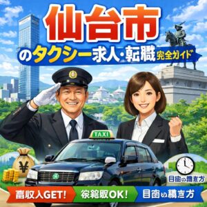 仙台市のタクシー求人・転職完全ガイド