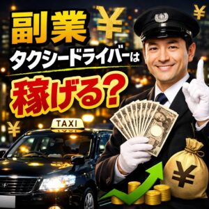 副業タクシードライバーは稼げる？
