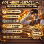 タクシー運転手の1日スケジュール
