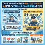「ホワイトカラー消滅時代」の勝者はタクシー運転手？AIに勝つ『ブルーカラー争奪戦』の正体【2026年版】
