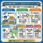 【2026年版】福岡タクシー会社おすすめランキング5選
