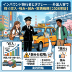 インバウンド旅行者とタクシ