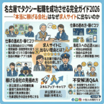 名古屋でタクシー転職を成功させる完全ガイド2026