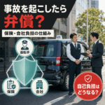 タクシー運転手が事故を起こしたら弁償しないといけない?保険・会社負担の仕組みを解説