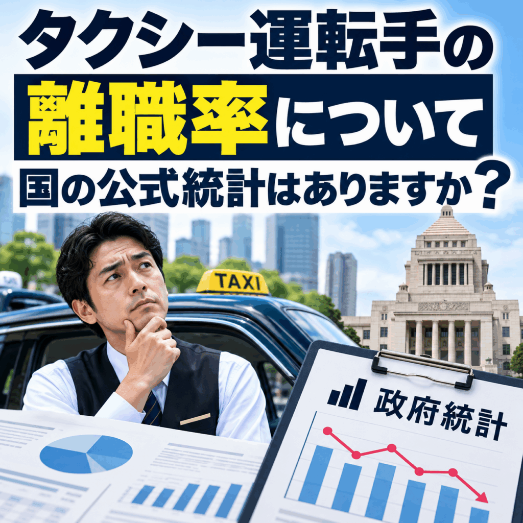 タクシー運転手の離職率について国の公式統計はありますか?